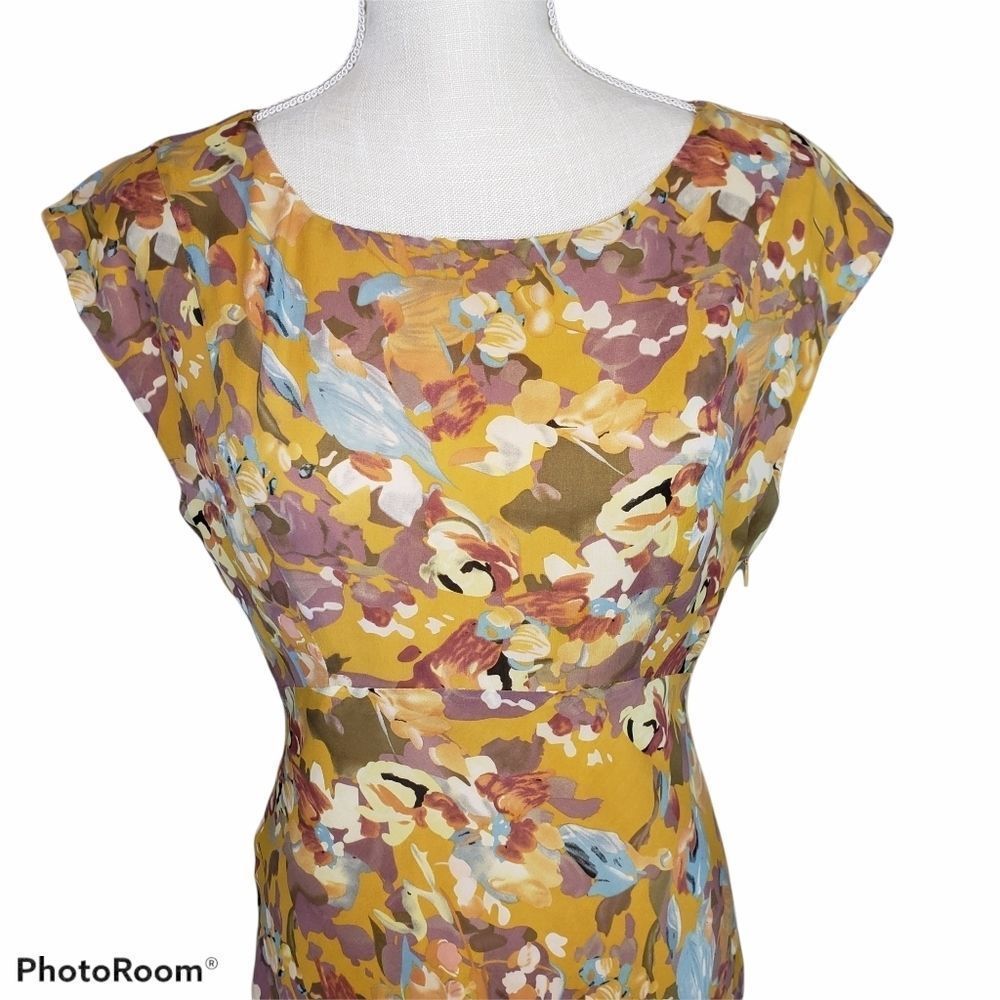 Sundance Silk Floral Midi Dress Perfect for Easter.Spring. Summer or Fall